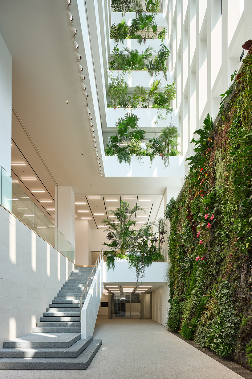KIAS pairs textured brick facade with planted atrium for headquarters in japan - 4
