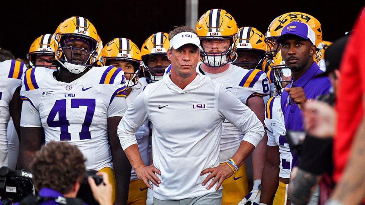 LSU Tigers coach Lane Kiffin