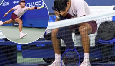 Learner Tien fights back tears after heart-wrenching US Open loss