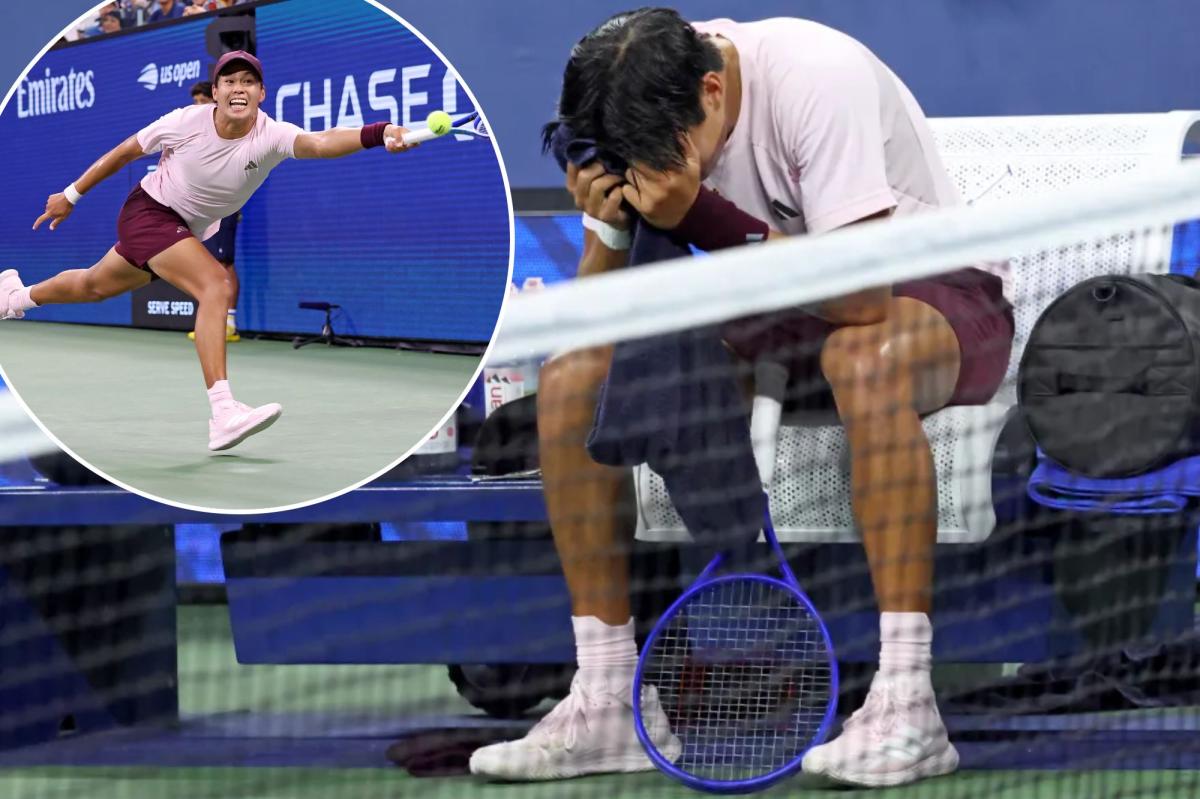 Learner Tien fights back tears after heart-wrenching US Open loss