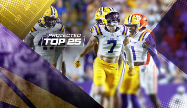 Tomorrow's Top 25 Today projects college football rankings after Week 1