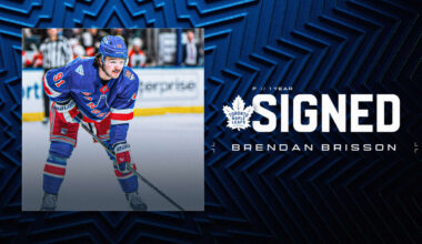 Maple Leafs Sign Forward Brendan Brisson