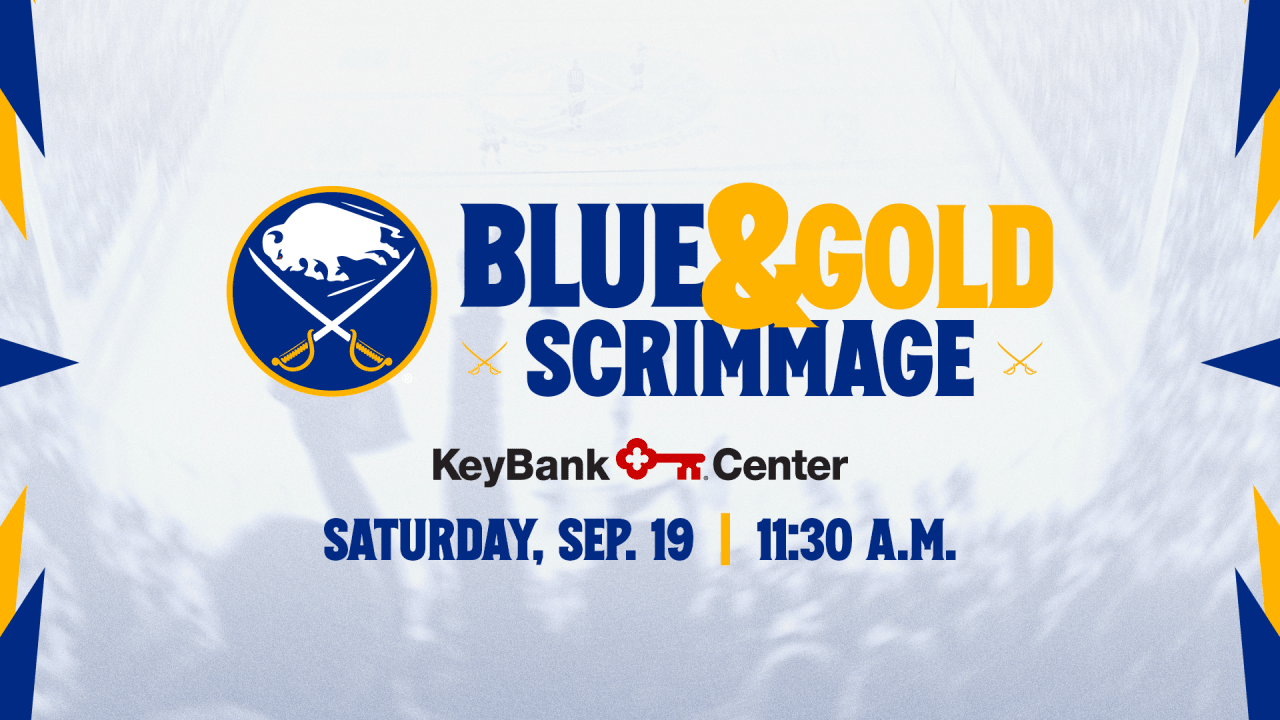 Sabres to host Blue & Gold Scrimmage at KeyBank Center on Saturday, Sept. 19