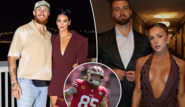 George Kittle, Jake Ferguson's wives disagree about bedroom 'hot take'