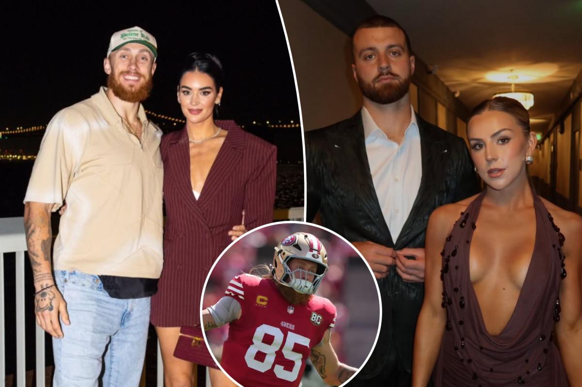 George Kittle, Jake Ferguson's wives disagree about bedroom 'hot take'