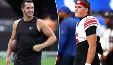 Ex-Raiders QB Derek Carr trolls Giants talk amid Jaxson Dart injury