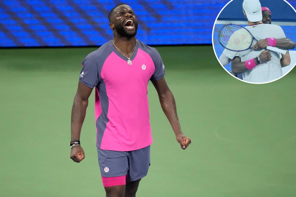 Frances Tiafoe rallies to hold off fellow American's upset bid in US Open thriller
