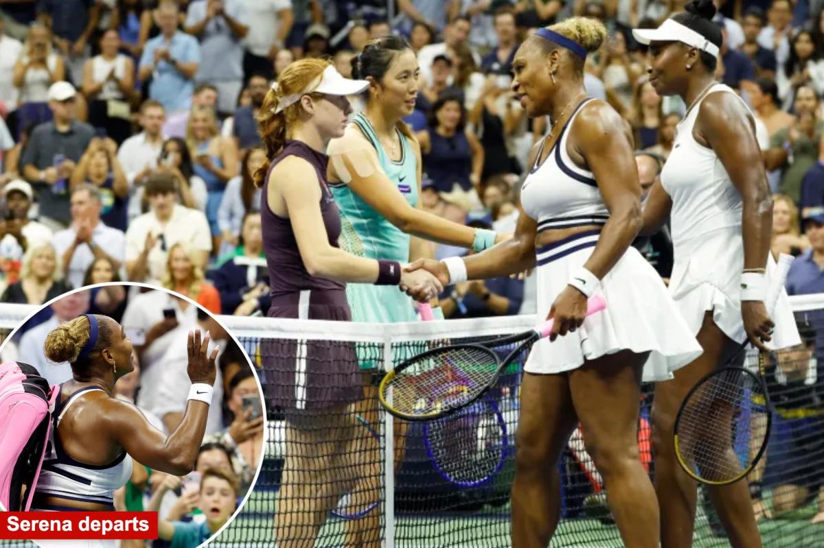 Serena Williams bolted US Open without Venus after doubles defeat: 'Fled the scene'