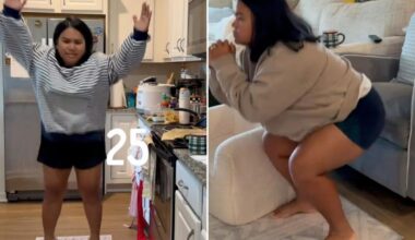 I do a squat every time my kid says ‘mom’ — people say I’ll be ‘quadzilla’ in a week