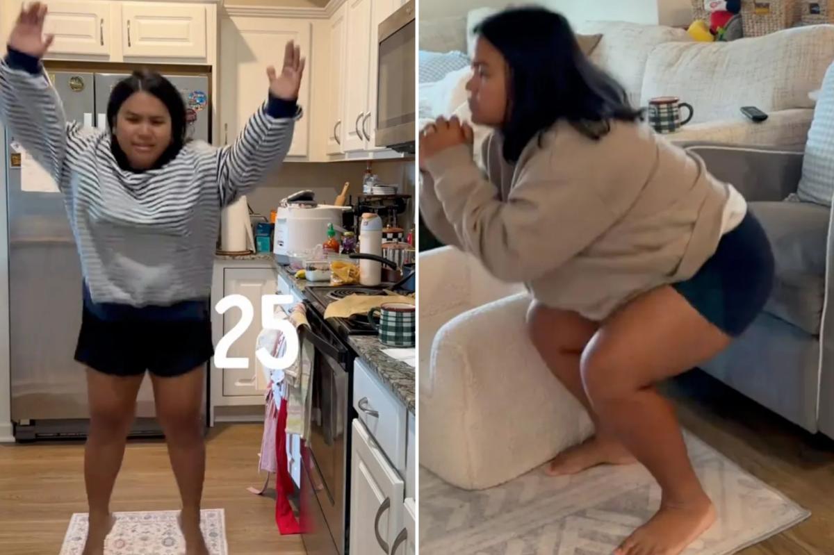 I do a squat every time my kid says ‘mom’ — people say I’ll be ‘quadzilla’ in a week