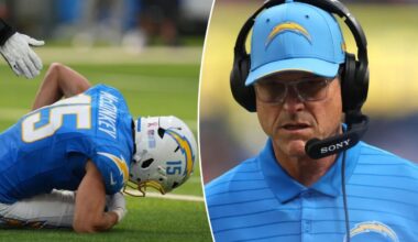 Ladd McConkey expected to be limited in practice