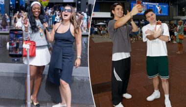 Inside US Open content creators’ long days of filming as backlash against influencers intensifies