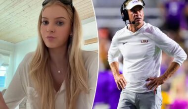 Lane Kiffin’s daughter targeted by ‘vulgar’ bed sheet taunts hanging at Ole Miss before rivalry showdown