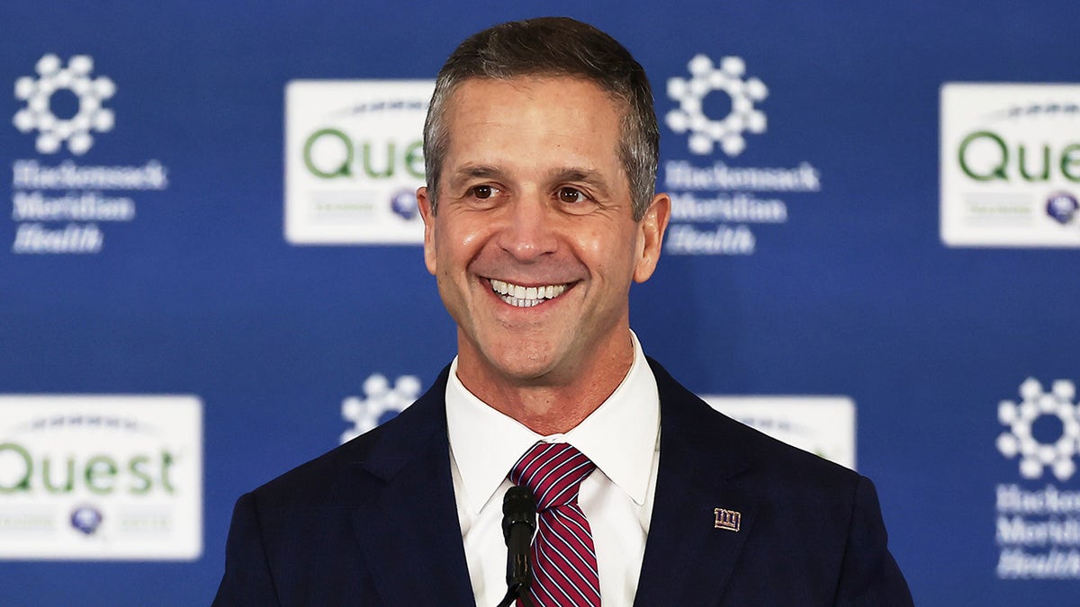John Harbaugh introduced as head coach