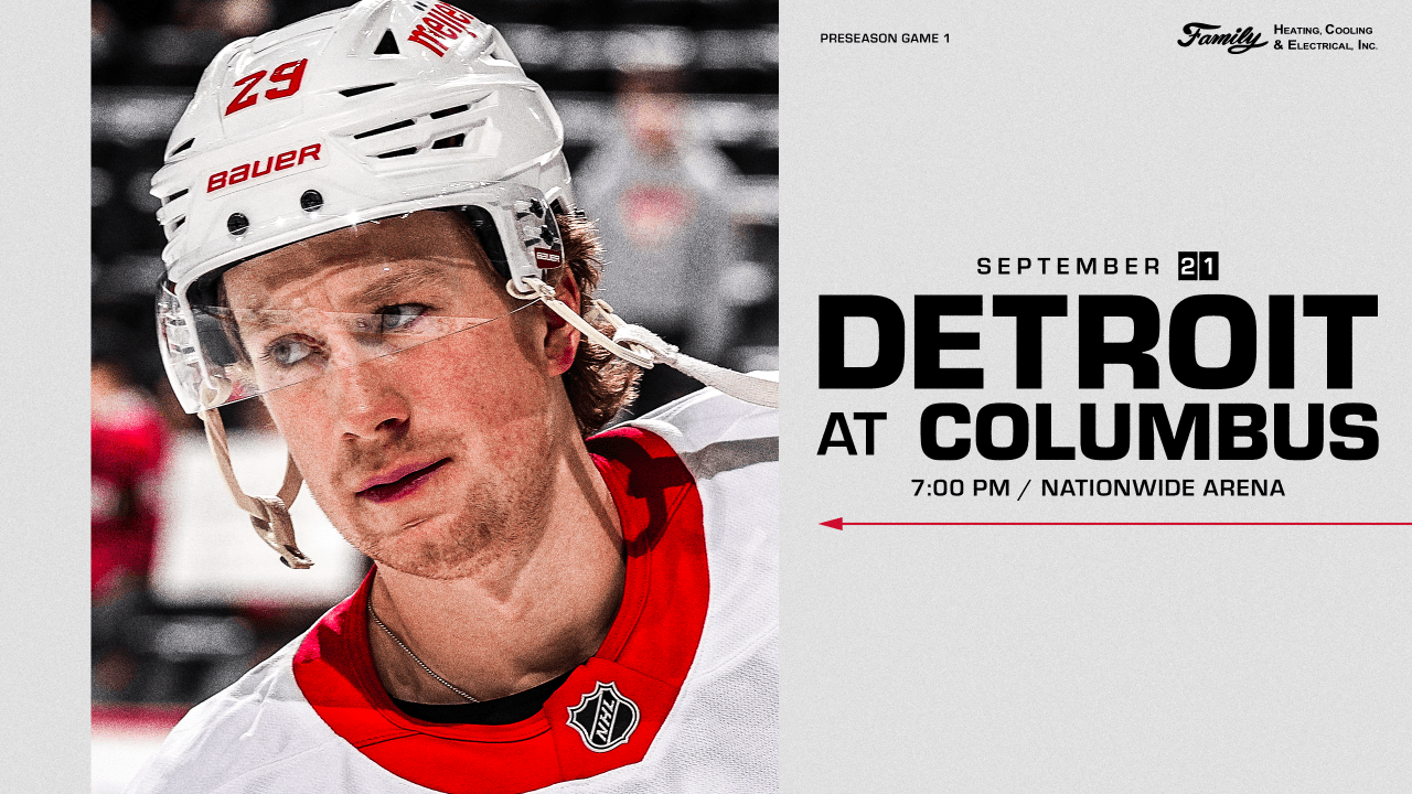PREVIEW: Red Wings in Columbus to open 2026-27 preseason schedule on Monday