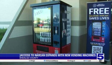 Free Narcan now available in Hidalgo County vending machines