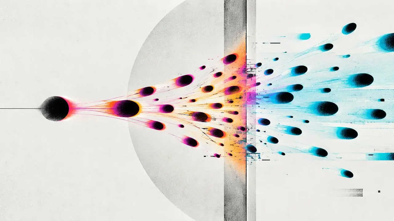 A breach has just opened up. And this time, the attackers can move much faster than those trying to stop them. Illustration created using an AI tool.
