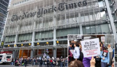 NY Times sued by Florida pension fund over Israel coverage