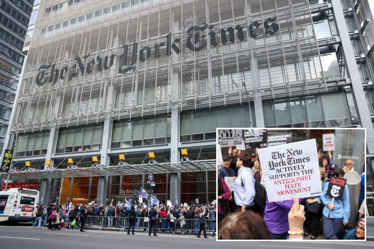 NY Times sued by Florida pension fund over Israel coverage