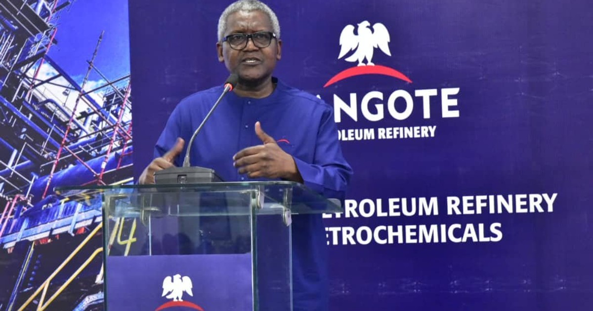 Africa’s richest man says refinery shares could rise nineteenfold, but that would value the company near $1 trillion