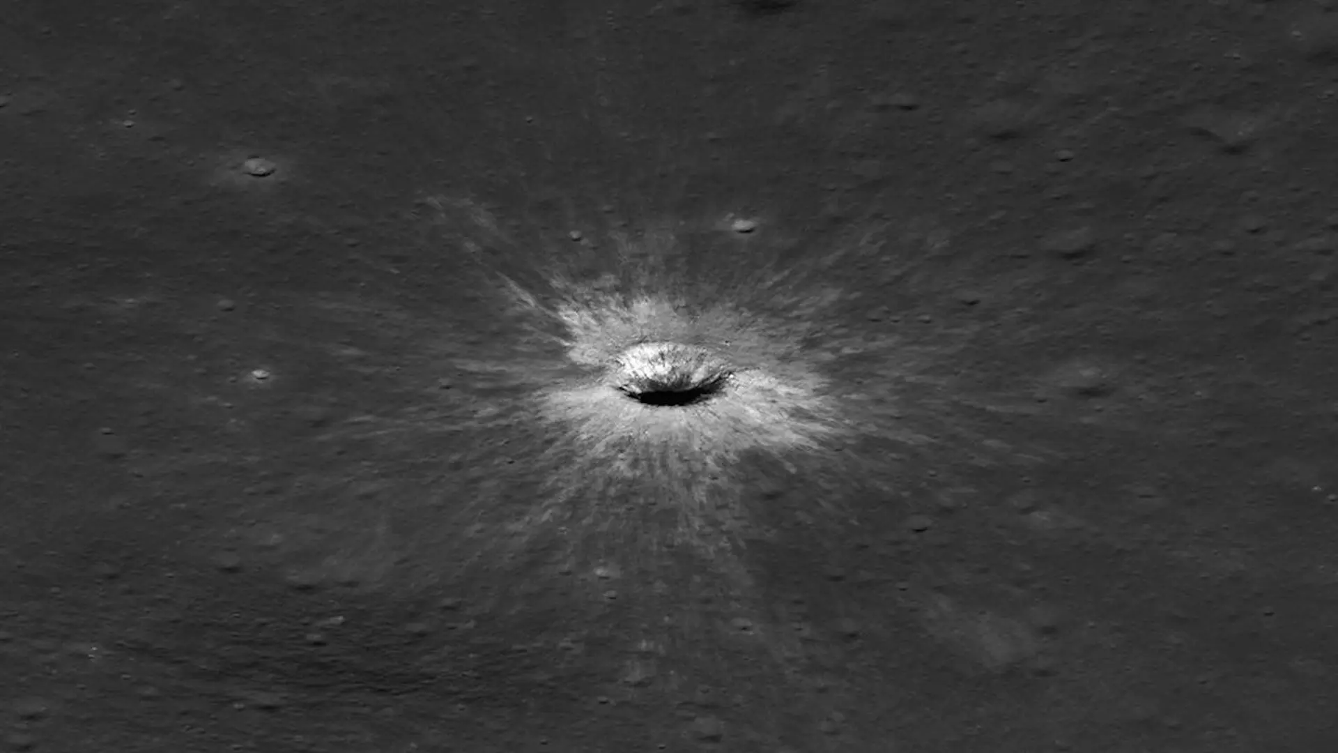 bright spot, spotted by chance in an image of the Moon