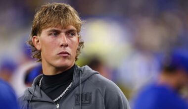 NFL Network: Giants' Jaxson Dart potentially out for season after testing shows worse knee injury | Latest NFL News, Analysis & Updates