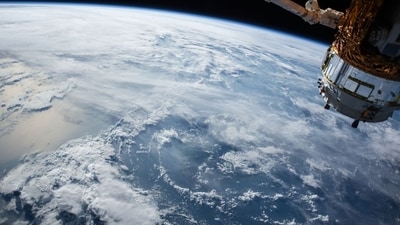 Space debris includes defunct satellites, spent rocket stages, fragments from explosions or collisions, and much smaller pieces such as paint flakes and shards of metal. (Unsplash/ Representational)