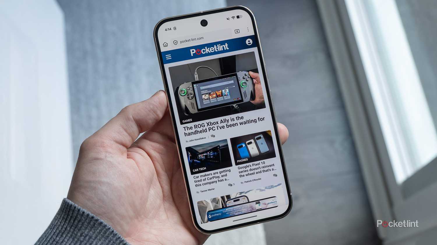 Pixel 10 Pro screen 