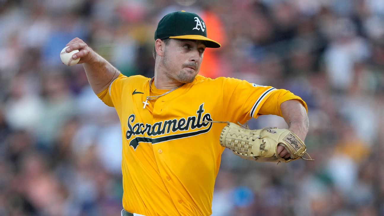 A's starter J.T. Ginn put on 15-day IL because of elbow problem