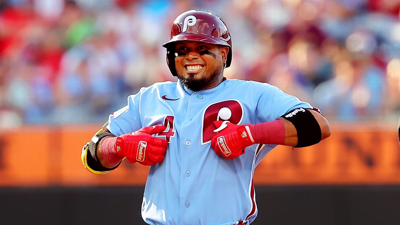 Luis Arraez (ankle) out as Phillies eye 5th straight playoff