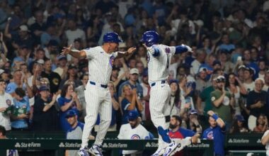 Cubs add nine more HRs in rout of Brewers to cap record month