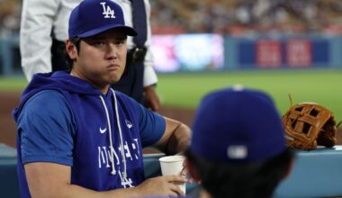Ohtani takes first swings off tee since going on IL
