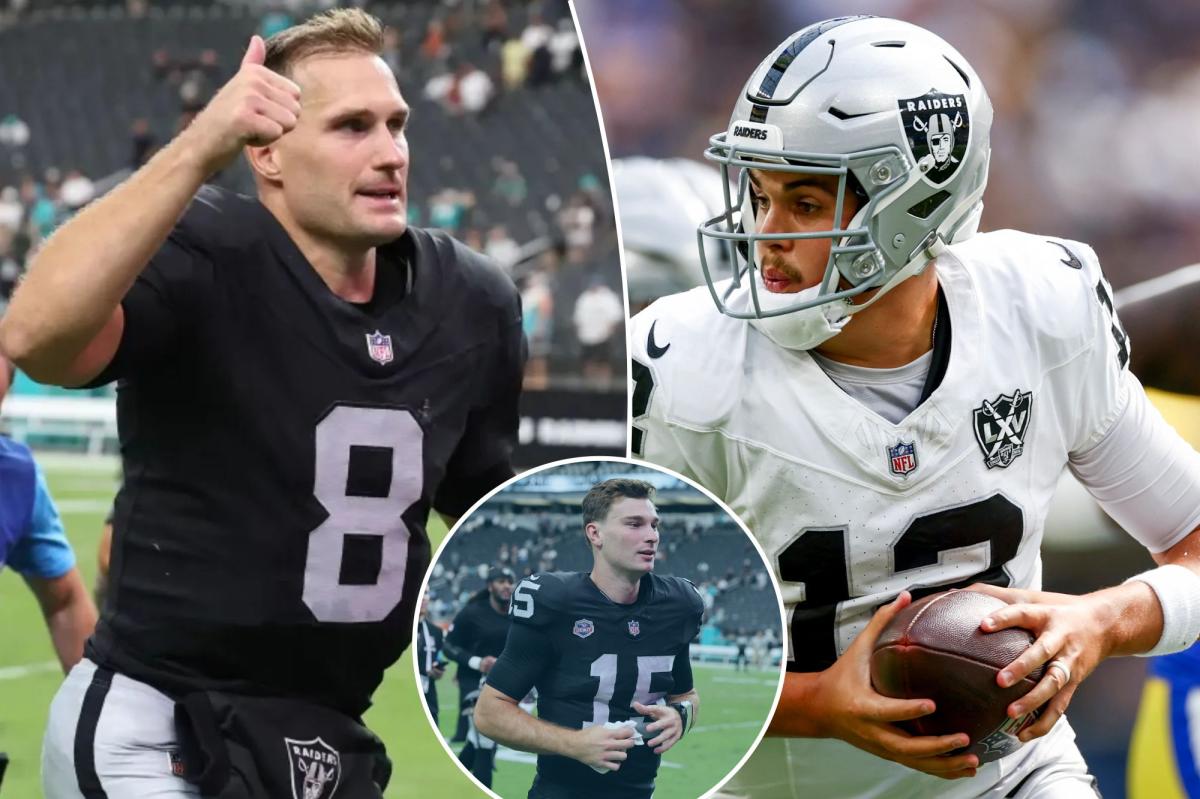 Raiders quarterback Aidan O'Connell ruled out for personal reasons