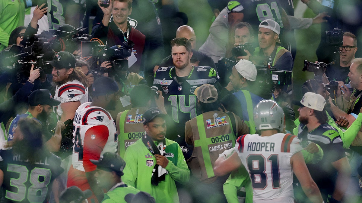 Sam Darnold celebrates