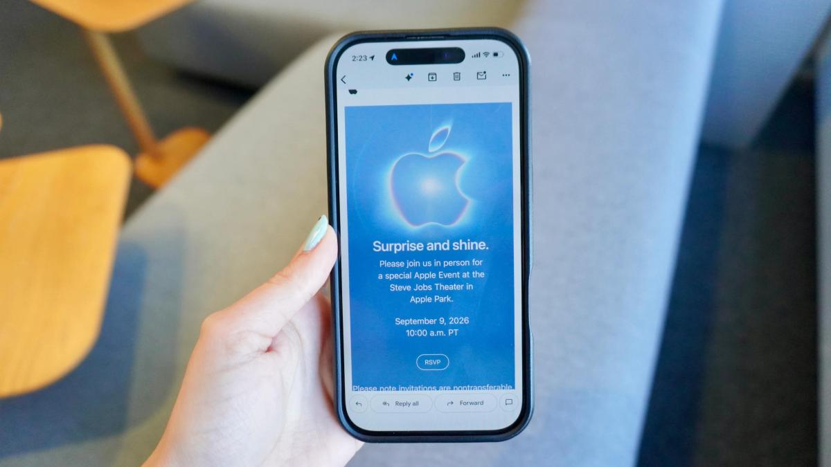 Apple Rise and Shine Event Invite