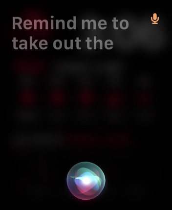 Use Siri for reminders on Apple Watch