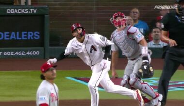 Bryce Harper reaches base 5 times, Phillies beat the Diamondbacks 7-1 for 6th straight win