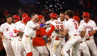 Angels blow 9th-inning lead, then rally for 2 in the 10th to edge Twins 5-4