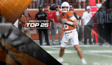 Tomorrow's Top 25 Today projects college football rankings after Week 2