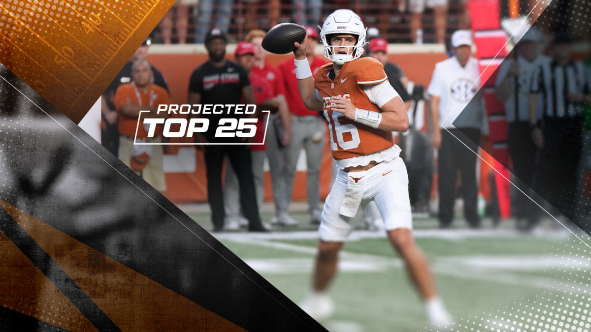 Tomorrow's Top 25 Today projects college football rankings after Week 2