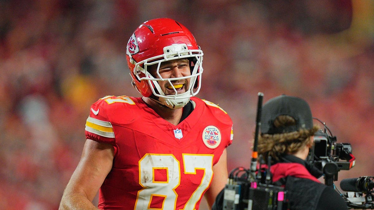 Travis Kelce after touchdown
