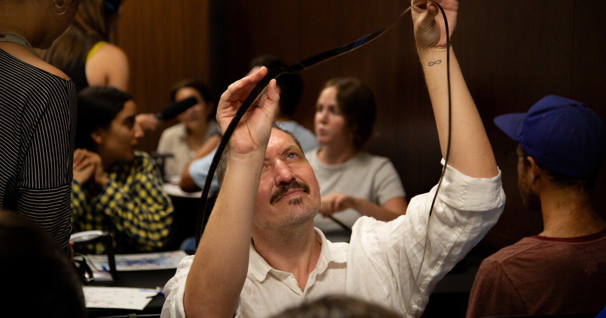 Austin library club lets members create images on old film strips