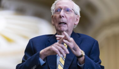 Mitch McConnell returns to Senate after medical absence : NPR