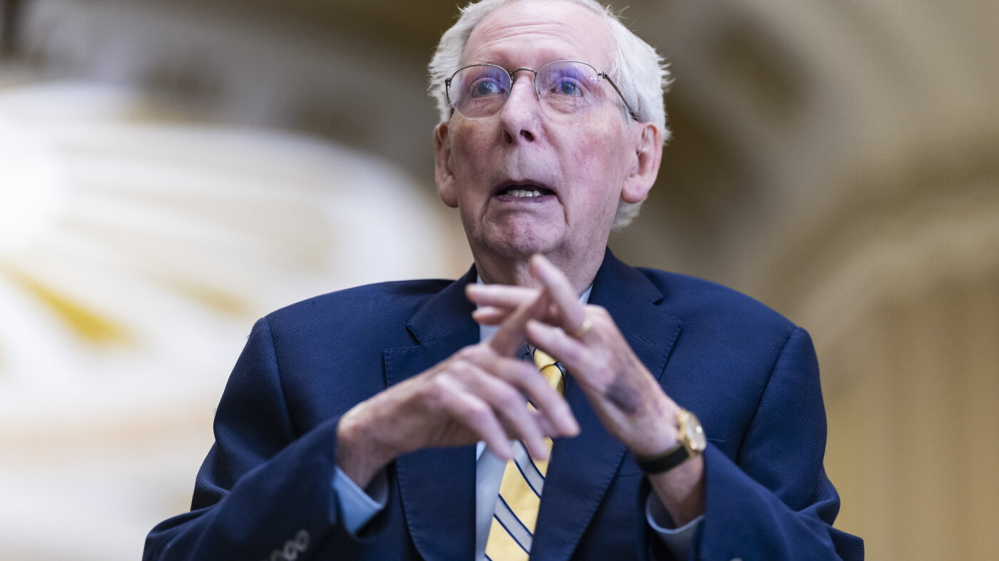 Mitch McConnell returns to Senate after medical absence : NPR