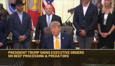 BREAKING NEWS: President Trump signs executive orders targeting predators and packers