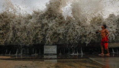 Hurricane Marie remains offshore, but rain and high surf batter SoCal