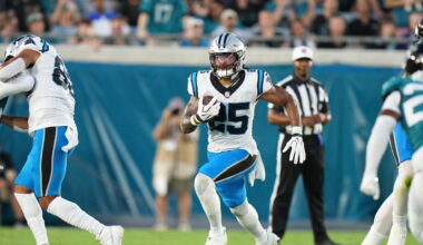 RB Jonathon Brooks out of practice with soreness, but Panthers unconcerned