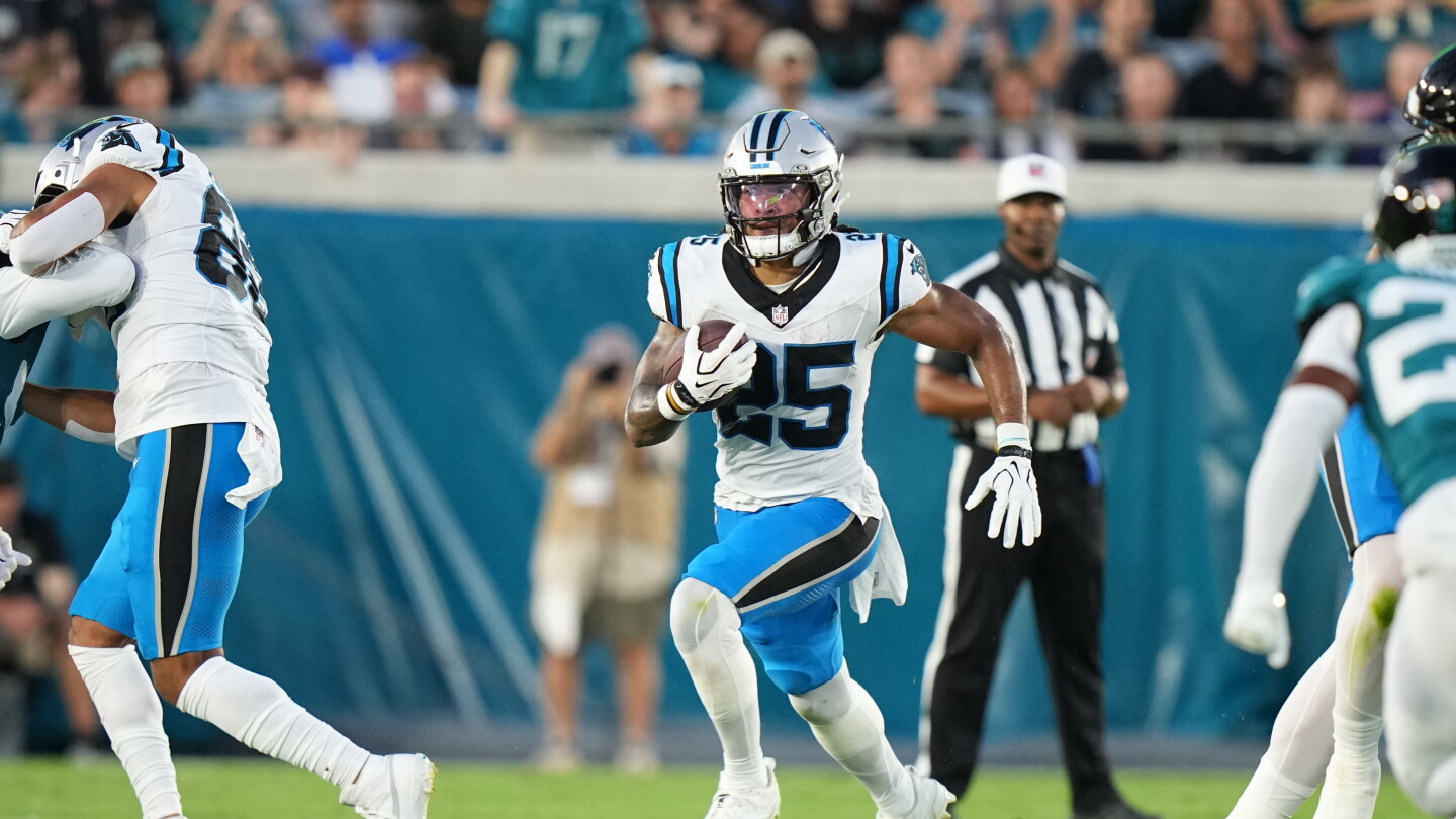 RB Jonathon Brooks out of practice with soreness, but Panthers unconcerned