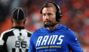 Sean McVay didn't have much to say after Sunday night's loss