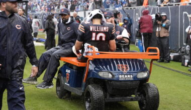 Report: Caleb Williams has a Grade 2 hamstring strain